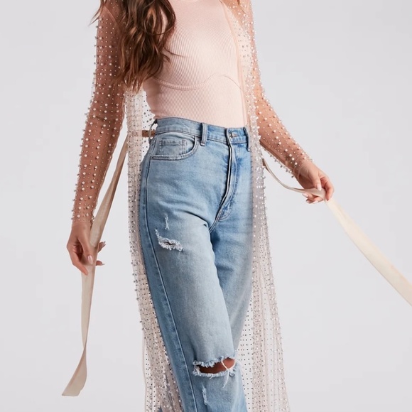 Pearl And Rhinestone Duster - Picture 4 of 8